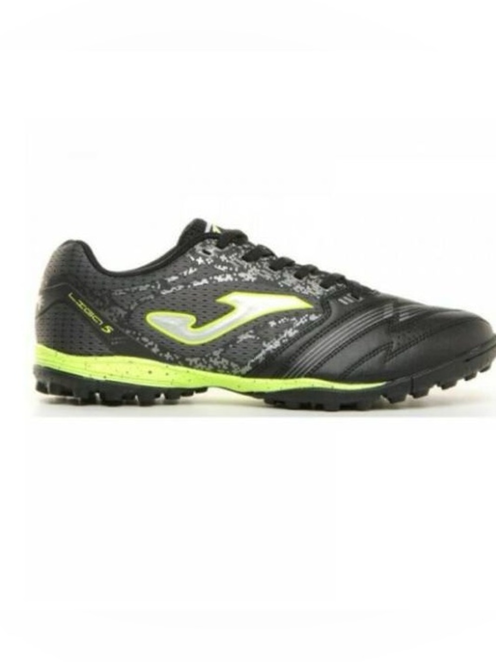 Joma Football Unisex Turf Liga 5 Black Green Fluo Size 8 USA